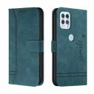 For Motorola Moto Edge S Retro Skin Feel Horizontal Flip Soft TPU + PU Leather Case with Holder & Card Slots & Photo Frame(Dark Green) - 1