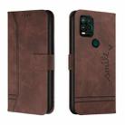 For Motorola Moto G Stylus 5G Retro Skin Feel Horizontal Flip Soft TPU + PU Leather Case with Holder & Card Slots & Photo Frame(Coffee) - 1