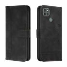 For Motorola Moto G9 Power Retro Skin Feel Horizontal Flip Soft TPU + PU Leather Case with Holder & Card Slots & Photo Frame(Black) - 1