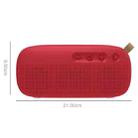 NewRixing NR-4012 TWS Fresh Style Splashproof Mesh Bluetooth Speaker with Leather Buckle(Blue) - 3
