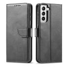 For Samsung Galaxy S21 5G Calf Texture Buckle Horizontal Flip Leather Case with Holder & Card Slots & Wallet(Black) - 1