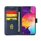 For Samsung Galaxy S20+ Calf Texture Buckle Horizontal Flip Leather Case with Holder & Card Slots & Wallet(Blue) - 3