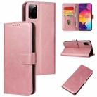 For Samsung Galaxy S20+ Calf Texture Buckle Horizontal Flip Leather Case with Holder & Card Slots & Wallet(Rose Gold) - 1