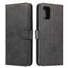 For Samsung Galaxy A02s (166.5mm) Calf Texture Buckle Horizontal Flip Leather Case with Holder & Card Slots & Wallet(Black) - 1