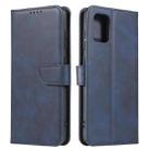 For Samsung Galaxy A71 5G Calf Texture Buckle Horizontal Flip Leather Case with Holder & Card Slots & Wallet(Blue) - 1