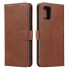 For Samsung Galaxy A71 5G Calf Texture Buckle Horizontal Flip Leather Case with Holder & Card Slots & Wallet(Brown) - 1