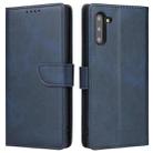For Samsung Galaxy Note10 Calf Texture Buckle Horizontal Flip Leather Case with Holder & Card Slots & Wallet(Blue) - 1