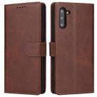 For Samsung Galaxy Note10 Calf Texture Buckle Horizontal Flip Leather Case with Holder & Card Slots & Wallet(Brown) - 1