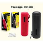 NewRixing NR-4016A TWS Outdoor Splashproof Bluetooth Speaker with Carabiner Handle & SOS Flashlight(Red) - 9
