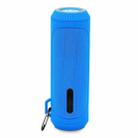 NewRixing NR-4016A TWS Outdoor Splashproof Bluetooth Speaker with Carabiner Handle & SOS Flashlight(Blue) - 1