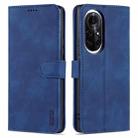 For Huawei nova 8 Pro AZNS Skin Feel Calf Texture Horizontal Flip Leather Case with Card Slots & Holder & Wallet(Blue) - 1