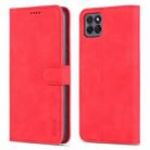 For Honor Play 20 AZNS Skin Feel Calf Texture Horizontal Flip Leather Case with Card Slots & Holder & Wallet(Red) - 1