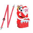 For iPhone 13 mini Christmas Series TPU Shockproof Case with Neck Lanyard (Santa Claus) - 1