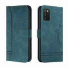 For Samsung Galaxy A02s US Version Retro Skin Feel Horizontal Flip Soft TPU + PU Leather Case with Holder & Card Slots & Photo Frame(Army Green) - 1