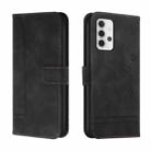 For Samsung Galaxy A32 4G Retro Skin Feel Horizontal Flip Soft TPU + PU Leather Case with Holder & Card Slots & Photo Frame(Black) - 1