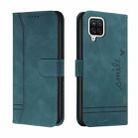 For Samsung Galaxy F22 Retro Skin Feel Horizontal Flip Soft TPU + PU Leather Case with Holder & Card Slots & Photo Frame(Army Green) - 1