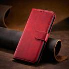 For Xiaomi Redmi 9C Calf Texture Buckle Horizontal Flip Leather Case with Holder & Card Slots & Wallet(Red) - 5