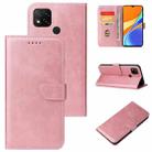 For Xiaomi Redmi 9C Calf Texture Buckle Horizontal Flip Leather Case with Holder & Card Slots & Wallet(Rose Gold) - 1