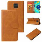 For Xiaomi Redmi Note 9 Pro Calf Texture Buckle Horizontal Flip Leather Case with Holder & Card Slots & Wallet(Khaki) - 1