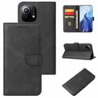 For Xiaomi Mi Note 10 Pro Calf Texture Buckle Horizontal Flip Leather Case with Holder & Card Slots & Wallet(Black) - 1