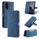 For vivo iQOO U1x AZNS Dream II Skin Feel PU+TPU Horizontal Flip Leather Case with Holder & Card Slots & Wallet(Blue) - 1