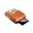 Multi-functional Universal Leather Waist Hanging One-shoulder Mobile Phone Waist Bag For 6.5 Inch or Below Smartphones(Brown) - 7