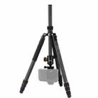 Fotopro X-go Max E Portable Collapsible Carbon Fiber Camera Tripod with Dual Action Ball Head - 3