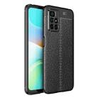 For Xiaomi Redmi 10 Litchi Texture TPU Shockproof Case(Black) - 1