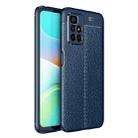 For Xiaomi Redmi 10 Litchi Texture TPU Shockproof Case(Blue) - 1