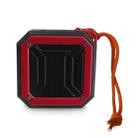 New Rixing NR-103 Mini TWS Bluetooth Speaker with Lanyard(Red) - 1