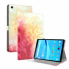 For Lenovo Tab M8(HD)TB-8505F 8505X / M8(FHD) 8.0 Voltage Watercolor Pattern Skin Feel Magnetic Horizontal Flip PU Leather Case with Holder(Red) - 1