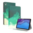 For Lenovo Tab M10 HD Gen 2 TB-X306X,TB-X306F 10.1 Voltage Watercolor Pattern Skin Feel Magnetic Horizontal Flip PU Leather Case with Holder(Green) - 1