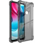 For Motorola Moto G60S IMAK All-inclusive Shockproof Airbag TPU Case with Screen Protector(Transparent Black) - 1