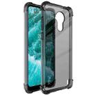 For Nokia C30 IMAK All-inclusive Shockproof Airbag TPU Case with Screen Protector(Transparent Black) - 1