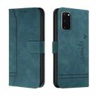 For Samsung Galaxy S20 Retro Skin Feel Horizontal Flip Soft TPU + PU Leather Case with Holder & Card Slots & Photo Frame(Army Green) - 1