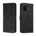 For Samsung Galaxy S20+ Retro Skin Feel Horizontal Flip Soft TPU + PU Leather Case with Holder & Card Slots & Photo Frame(Black) - 1