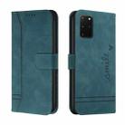 For Samsung Galaxy S20+ Retro Skin Feel Horizontal Flip Soft TPU + PU Leather Case with Holder & Card Slots & Photo Frame(Army Green) - 1