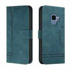 For Samsung Galaxy S9 Retro Skin Feel Horizontal Flip Soft TPU + PU Leather Case with Holder & Card Slots & Photo Frame(Army Green) - 1