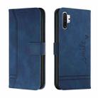 For Samsung Galaxy Note10+ Retro Skin Feel Horizontal Flip Soft TPU + PU Leather Case with Holder & Card Slots & Photo Frame(Blue) - 1