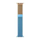 Gradient Color Milan Watch Band For Apple Watch Series 7 41mm/6&SE&5&4 40mm/3&2&1 38mm(Blue Rose Gold) - 1