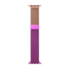 Gradient Color Milan Watch Band For Apple Watch Series 7 41mm/6&SE&5&4 40mm/3&2&1 38mm(Purple Rose Pink) - 1