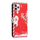 Silk Texture Christmas Painted Pattern Horizontal Flip Leather Case with Holder & Card Slots & Wallet & Photo Frame For iPhone 11 Pro Max(Santa Claus And Deer) - 3