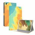 For Samsung Galaxy Tab A7 Lite 8.4 T220 / T225 Voltage Watercolor Pattern Skin Feel Magnetic Horizontal Flip PU Leather Case with Holder & Card Slots & Photo Frame(Autumn Leaves) - 1