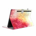 For Samsung Galaxy Tab S7 FE 12.4 inch 2021 T730 / T736 Voltage Watercolor Pattern Skin Feel Magnetic Horizontal Flip PU Leather Case with Holder & Card Slots & Photo Frame(Spring Cherry) - 6