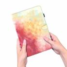 For Samsung Galaxy Tab S7 FE 12.4 inch 2021 T730 / T736 Voltage Watercolor Pattern Skin Feel Magnetic Horizontal Flip PU Leather Case with Holder & Card Slots & Photo Frame(Spring Cherry) - 7