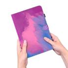 For Samsung Galaxy Tab S7 FE 12.4 inch 2021 T730 / T736 Voltage Watercolor Pattern Skin Feel Magnetic Horizontal Flip PU Leather Case with Holder & Card Slots & Photo Frame(Purple Red) - 7