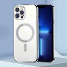 For iPhone 11 Classic Electroplating Shockproof Magsafe Case (Silver) - 1