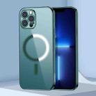 For iPhone 11 Pro Classic Electroplating Shockproof Magsafe Case (Sea Blue) - 1