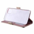 For iPhone 13 Lace Pattern Double Button Zipper Horizontal Flip Leather Case with Holder & Card Slots & Wallet(Rose Gold) - 6