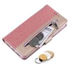 For iPhone 13 Lace Pattern Double Button Zipper Horizontal Flip Leather Case with Holder & Card Slots & Wallet(Rose Gold) - 7
